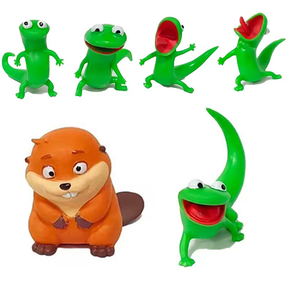 Model Kit Lizard - Green Lizard TOM Hoppers Anime Figure