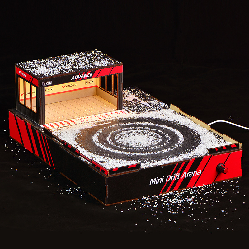 Model Kit Cars - 1:64 Scale DIY Drift Track Diorama
