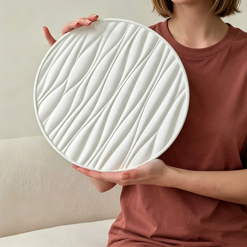 Model Kit Resin - Large Round Tray Silicone Mold Wave