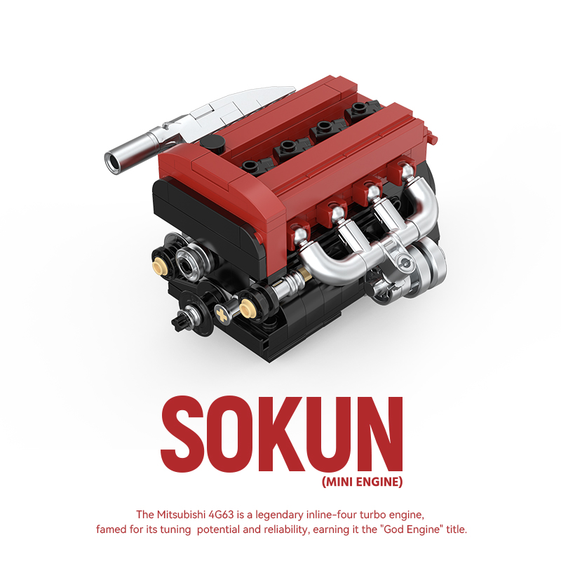 Model Kit Brands - Mini Engine Building Kit, Model Bricks