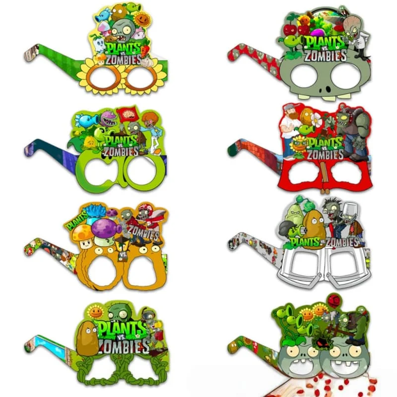 Model Kit Zombie Girl - 8pcs Plant Vs. Zombie Theme Party