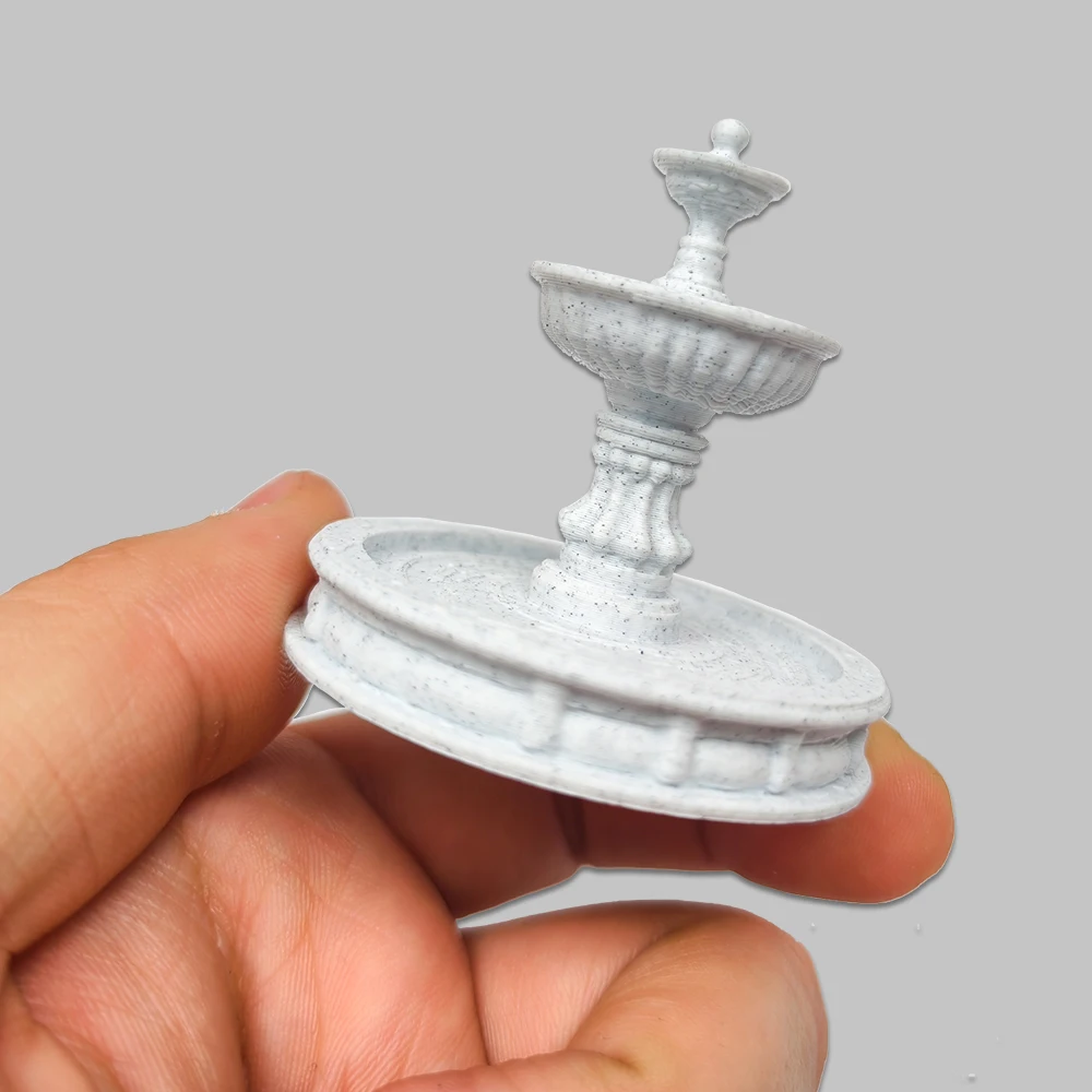 Model Kit Ikaruga - 1pc/2pcs Miniature Fountain Model for Diy
