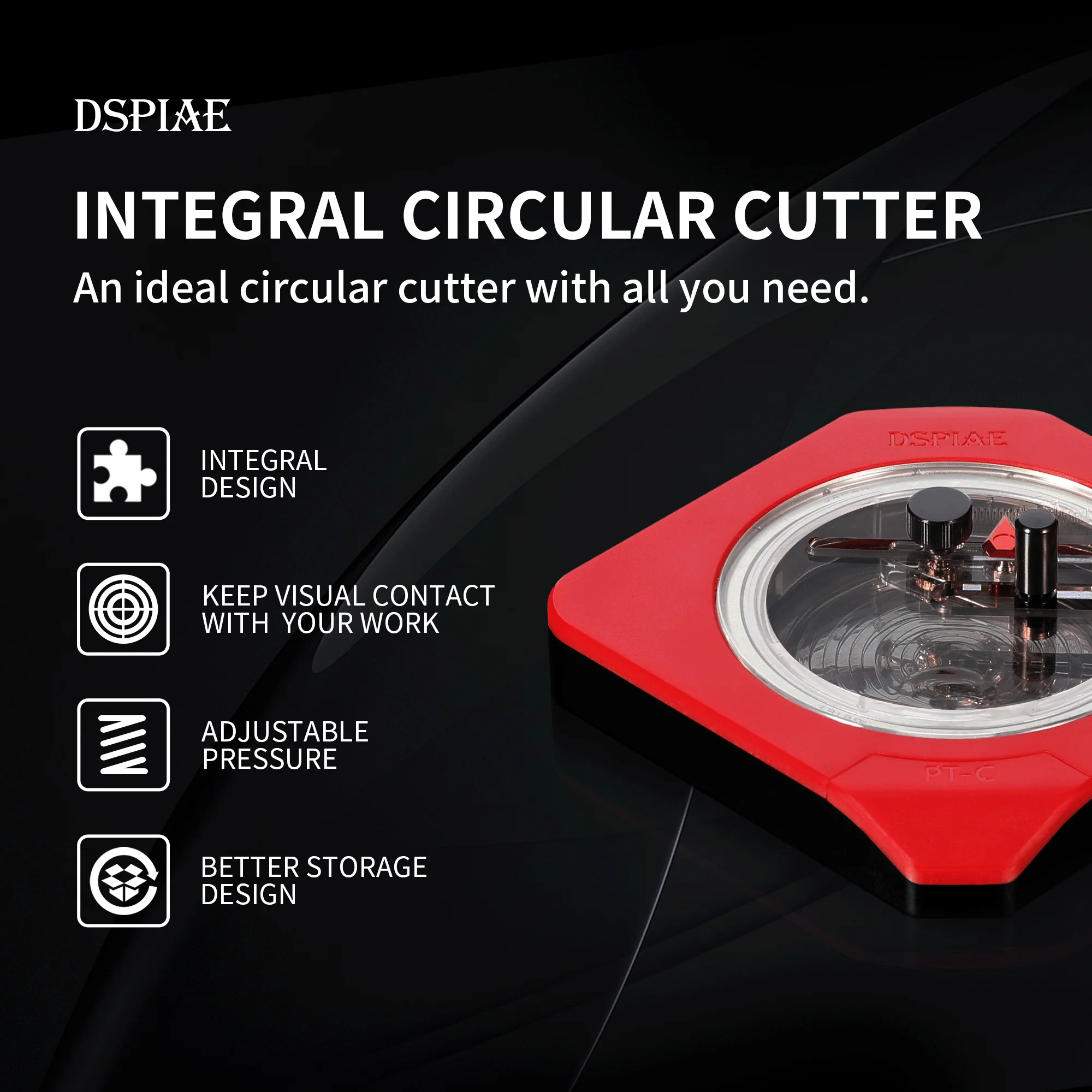 Model Kit Cutter - New DSPIAE PT-C Integral Circular Cutter