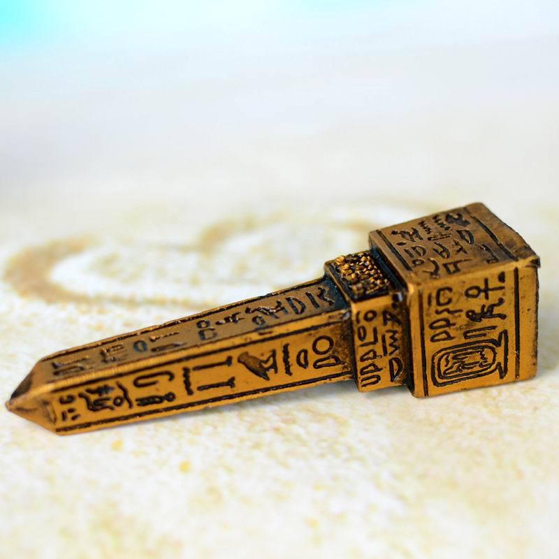 Model Kit Obelisk - Mini Obelisk Statue Decorative Trinkets Egyptian