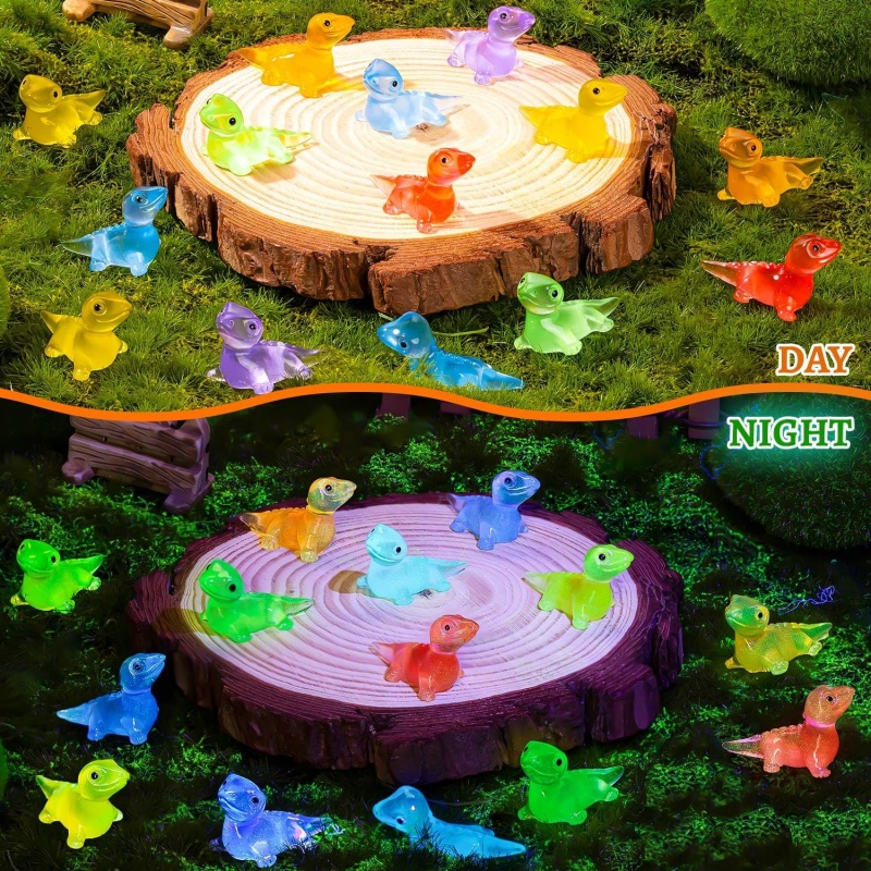 Model Kit Lizard - 30PCS Mini Lizards Glow At Dark