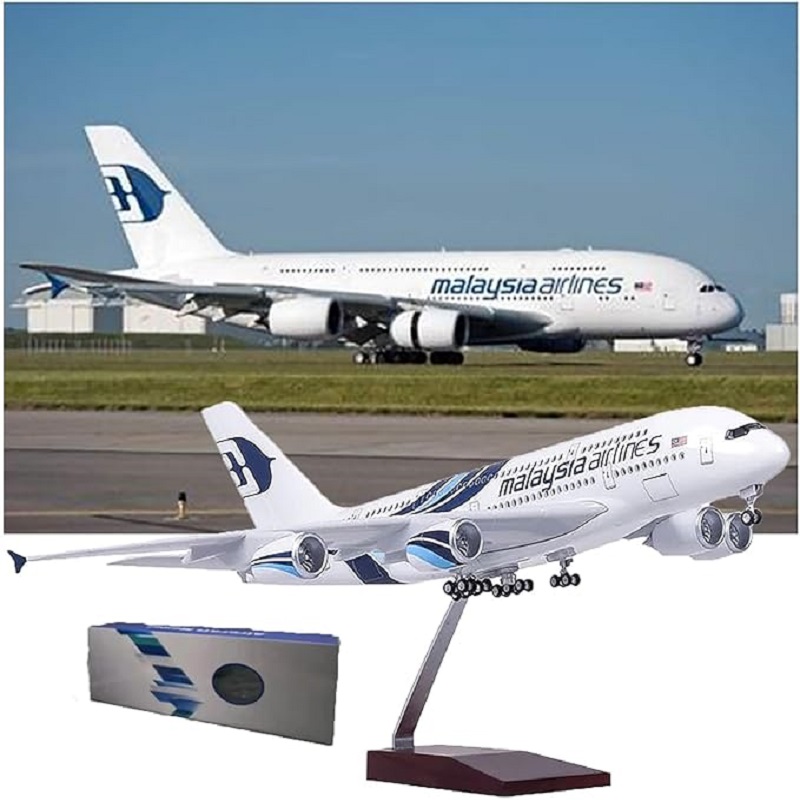 Model Kit Resin - 1:160 Scale Malaysia Airlines A380 Metal