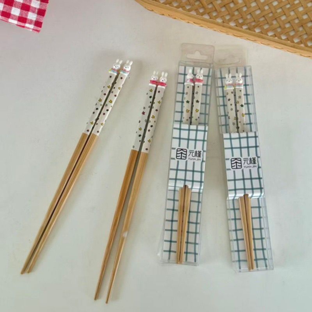 Kawaii Miffy Rabbit Chopsticks - огляд і ціна Model Kit Wood