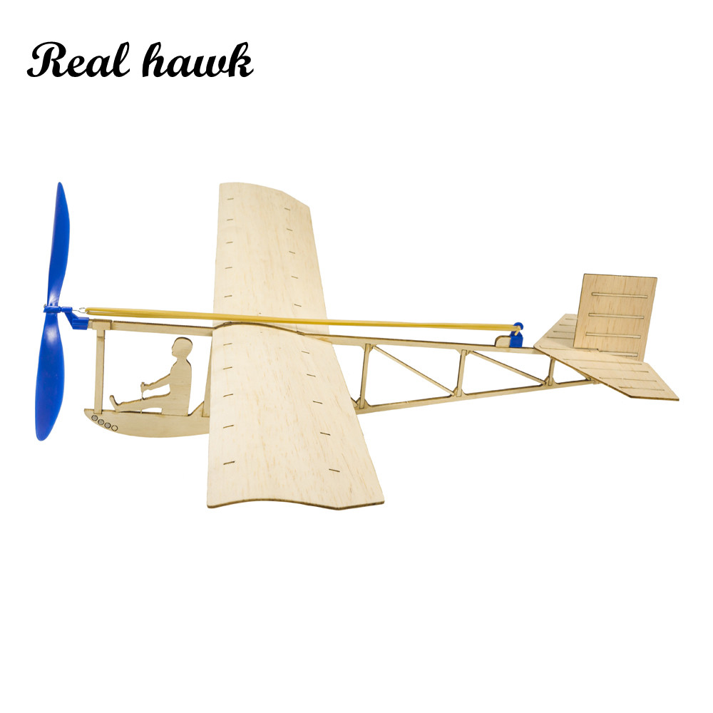 STEM Rubber Band Powered Airpl - огляд і ціна Model Kit Wood