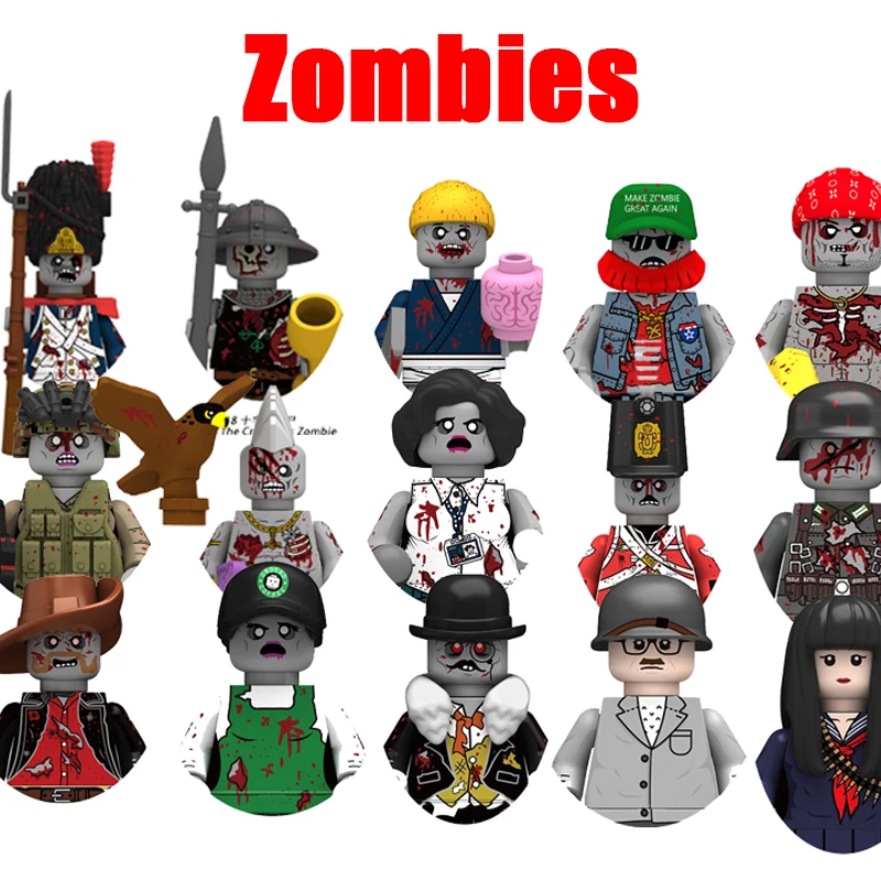 Moc Halloween Series Figure Zo - огляд і ціна Model Kit Zombie Girl
