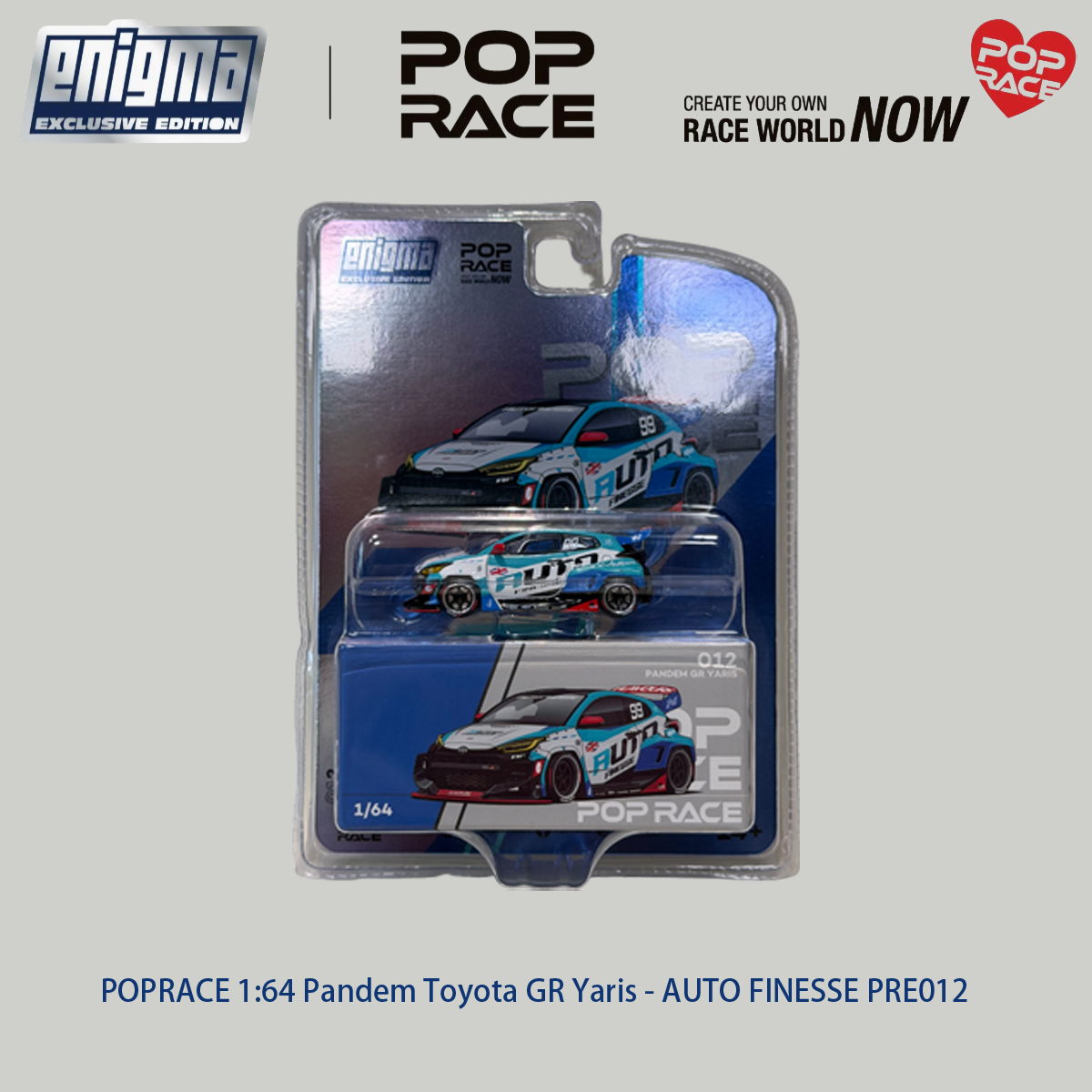 POP RACE 1:64 Blister Pack Set - огляд і ціна Model Kit Cars
