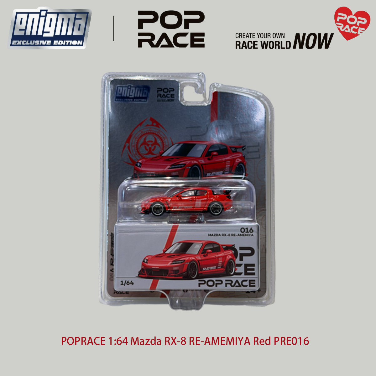 POP RACE 1:64 Blister Pack Set - огляд і ціна Model Kit Cars