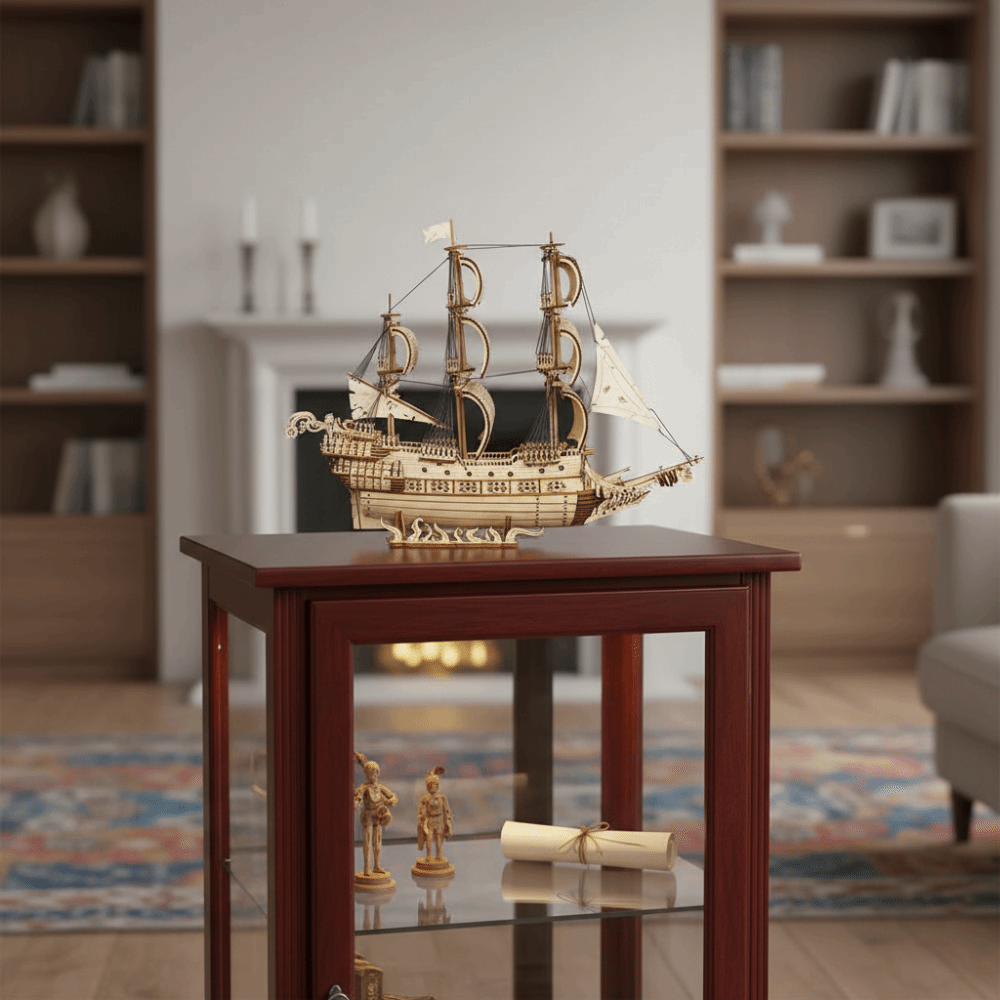 Wooden Material Dutch Ship 3D  - огляд і ціна Model Kit Wood