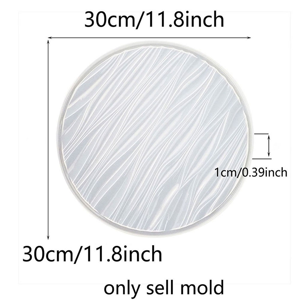 Large Round Tray Silicone Mold - огляд і ціна Model Kit Resin