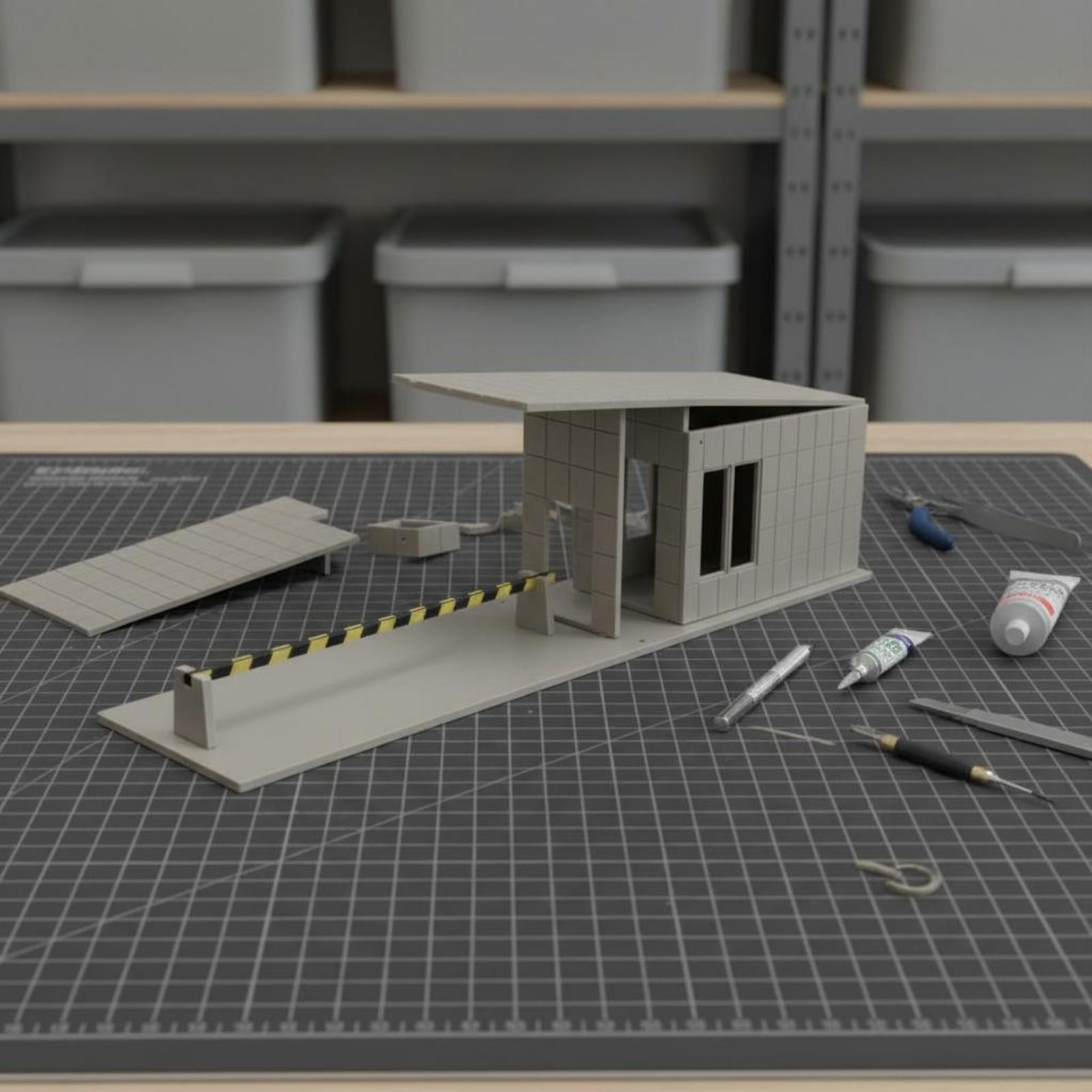 Security Booth Model Glue No-G - огляд і ціна Model Kit Glue
