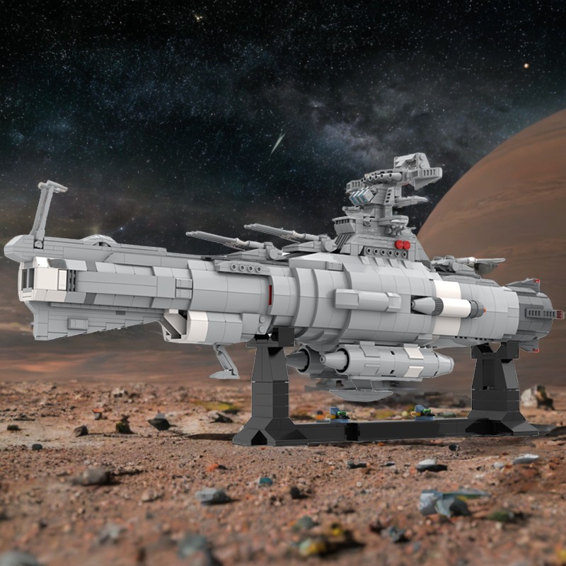 1347pcs MOC Space Battleship Y - огляд і ціна Model Kit Yamato Space