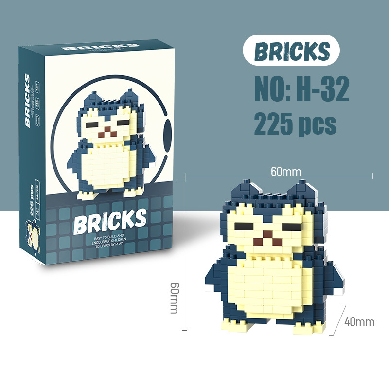 Pokemon Micro Building Blocks  - огляд і ціна Model Kit Resin