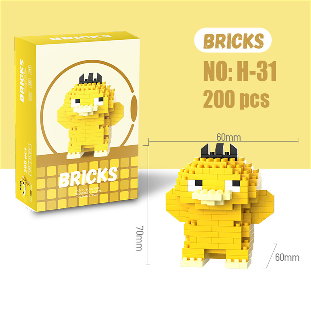 Pokemon Micro Building Blocks  - огляд і ціна Model Kit Resin
