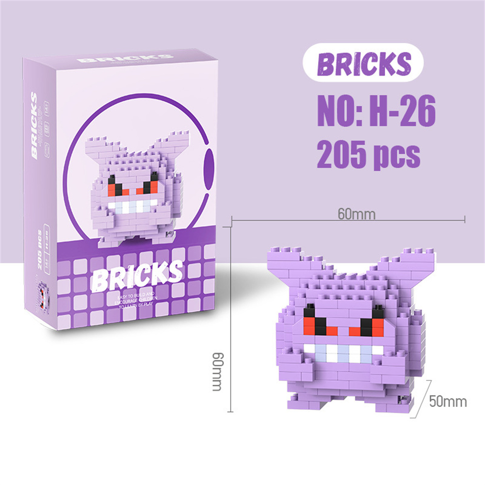 Pokemon Micro Building Blocks  - огляд і ціна Model Kit Resin