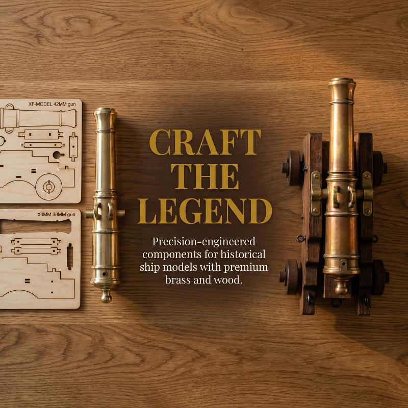 Sailboat Cannon Carriage Model - огляд і ціна Model Kit Wood
