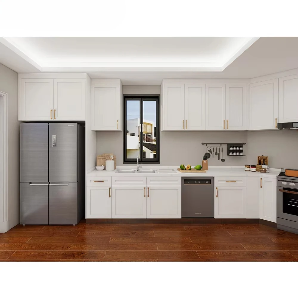 Full set of white cabinets mod - огляд і ціна Model Kitchen Set Aluminium