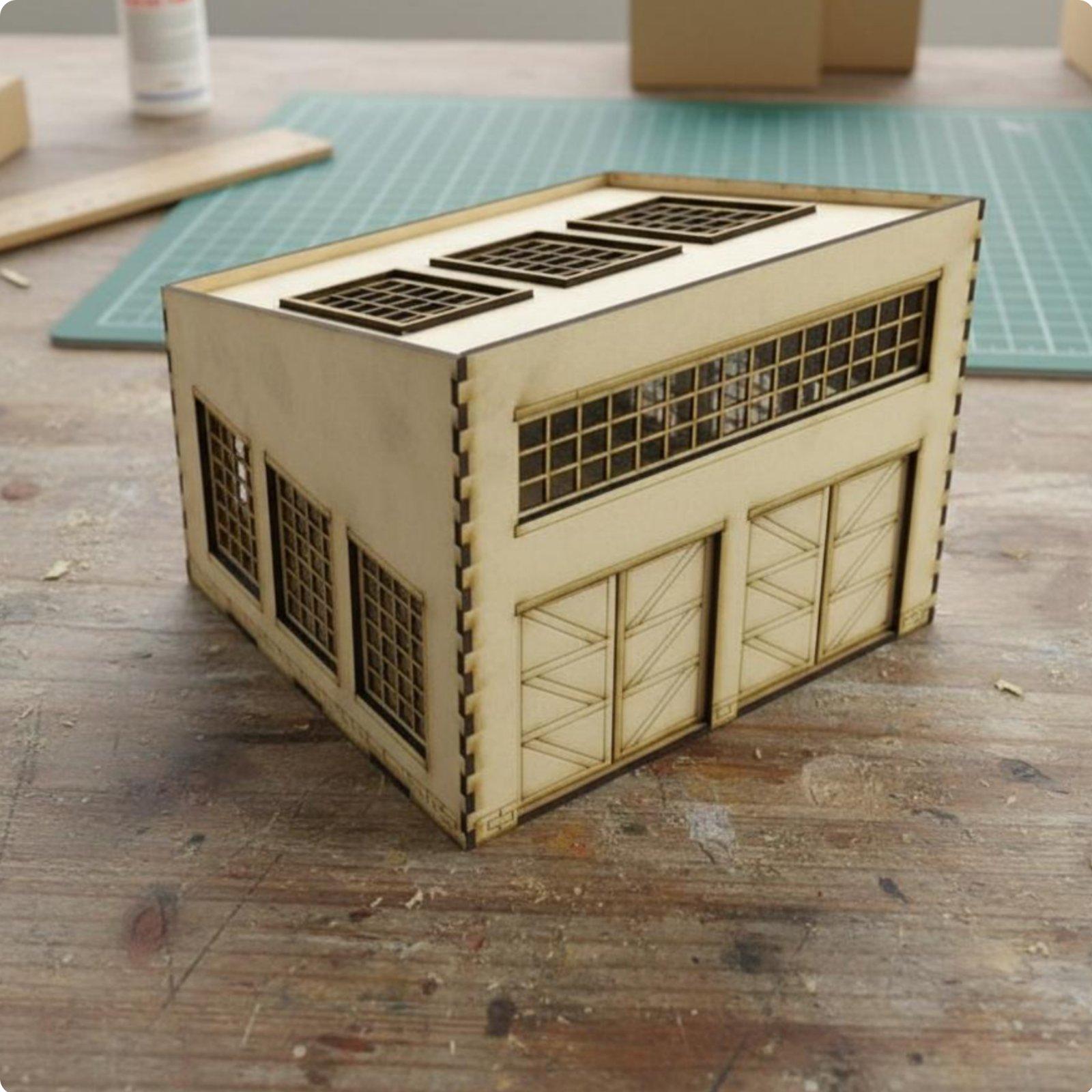 Wartime Vehicle Repair Factory - огляд і ціна Model Kit Wood