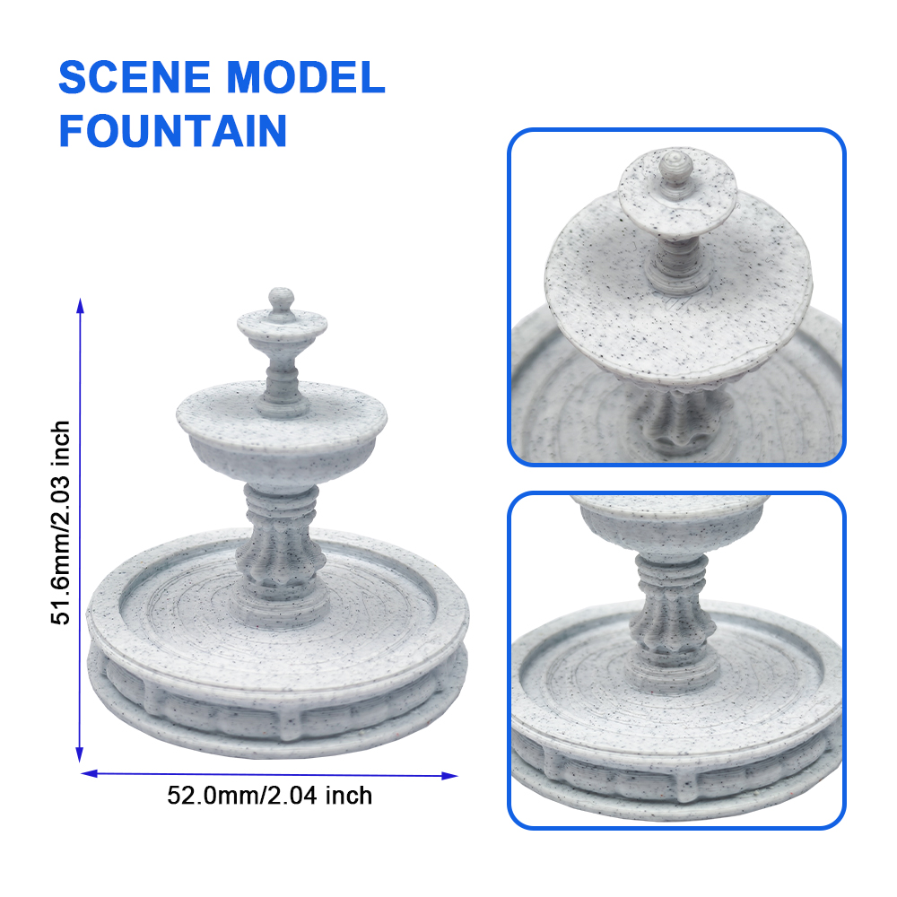 1pc/2pcs Miniature Fountain Mo - огляд і ціна Model Kit Ikaruga