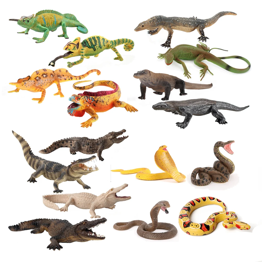 Plastic Chameleon Model Toy Ig - огляд і ціна Model Kit Lizard