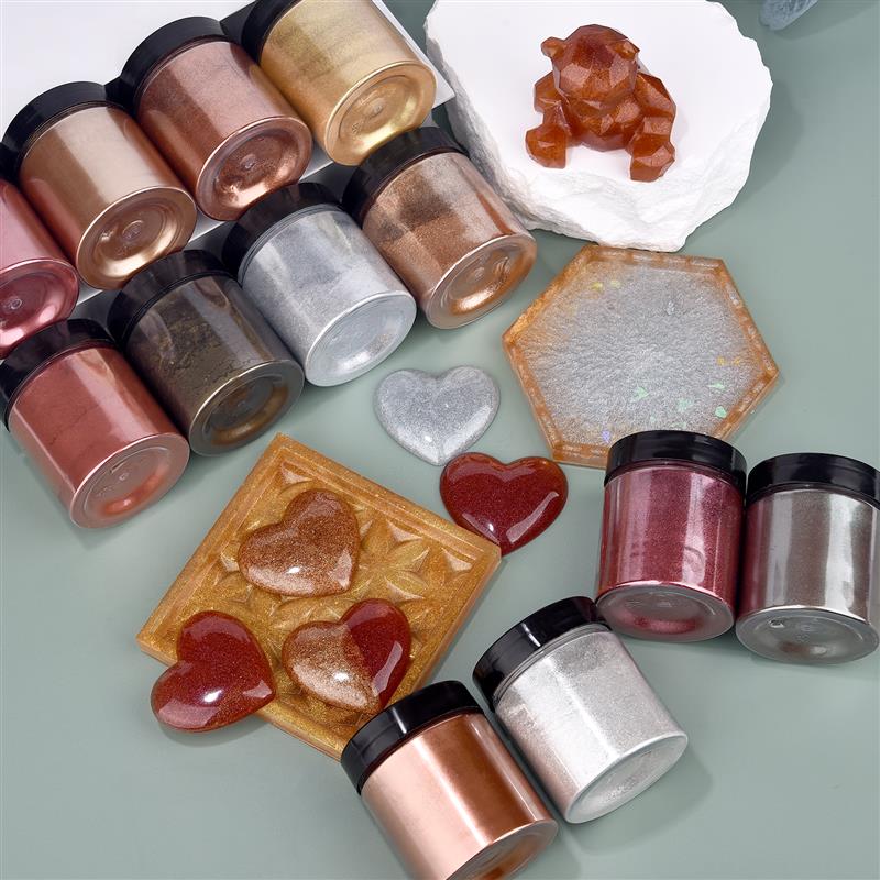 50g Shimmer Metallic Gold Silv - огляд і ціна Model Kit Resin