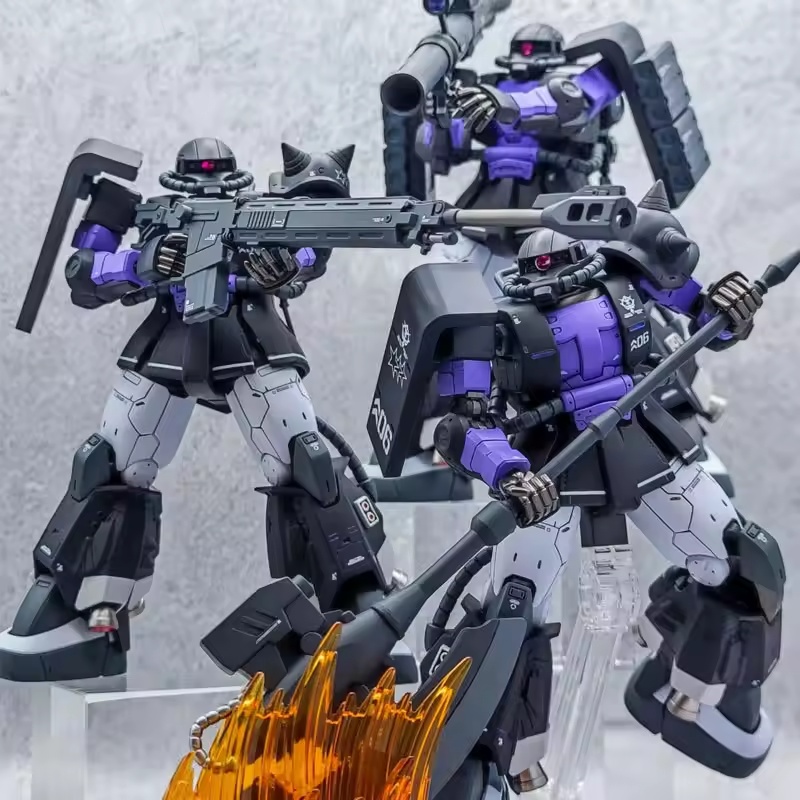 Black Sanrensei Zaku Hg 1/144  - огляд і ціна Model Kit Nipper
