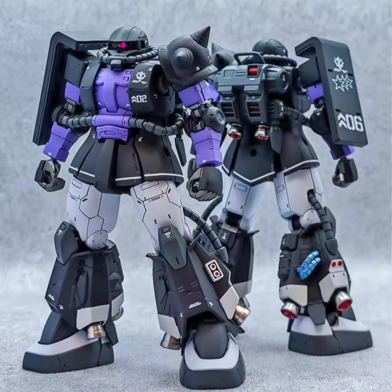 Black Sanrensei Zaku Hg 1/144  - огляд і ціна Model Kit Nipper