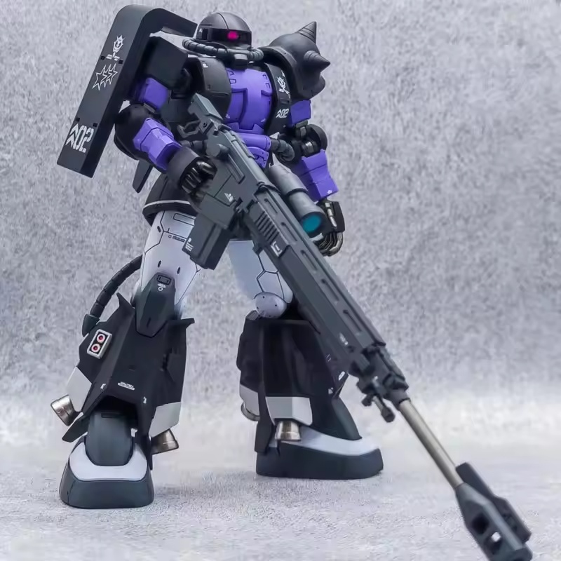Black Sanrensei Zaku Hg 1/144  - огляд і ціна Model Kit Nipper