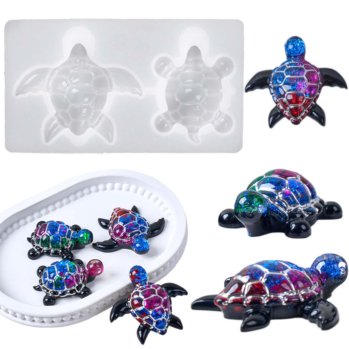 3D Sea Turtle Keychain Silicon - огляд і ціна Model Kit Resin