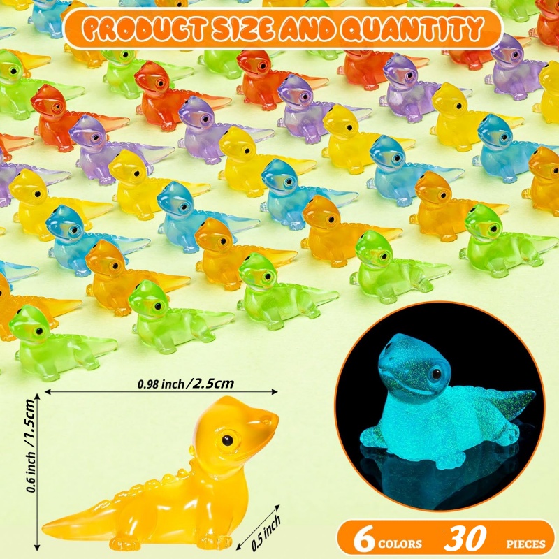 30PCS Mini Lizards Glow At Dar - огляд і ціна Model Kit Lizard