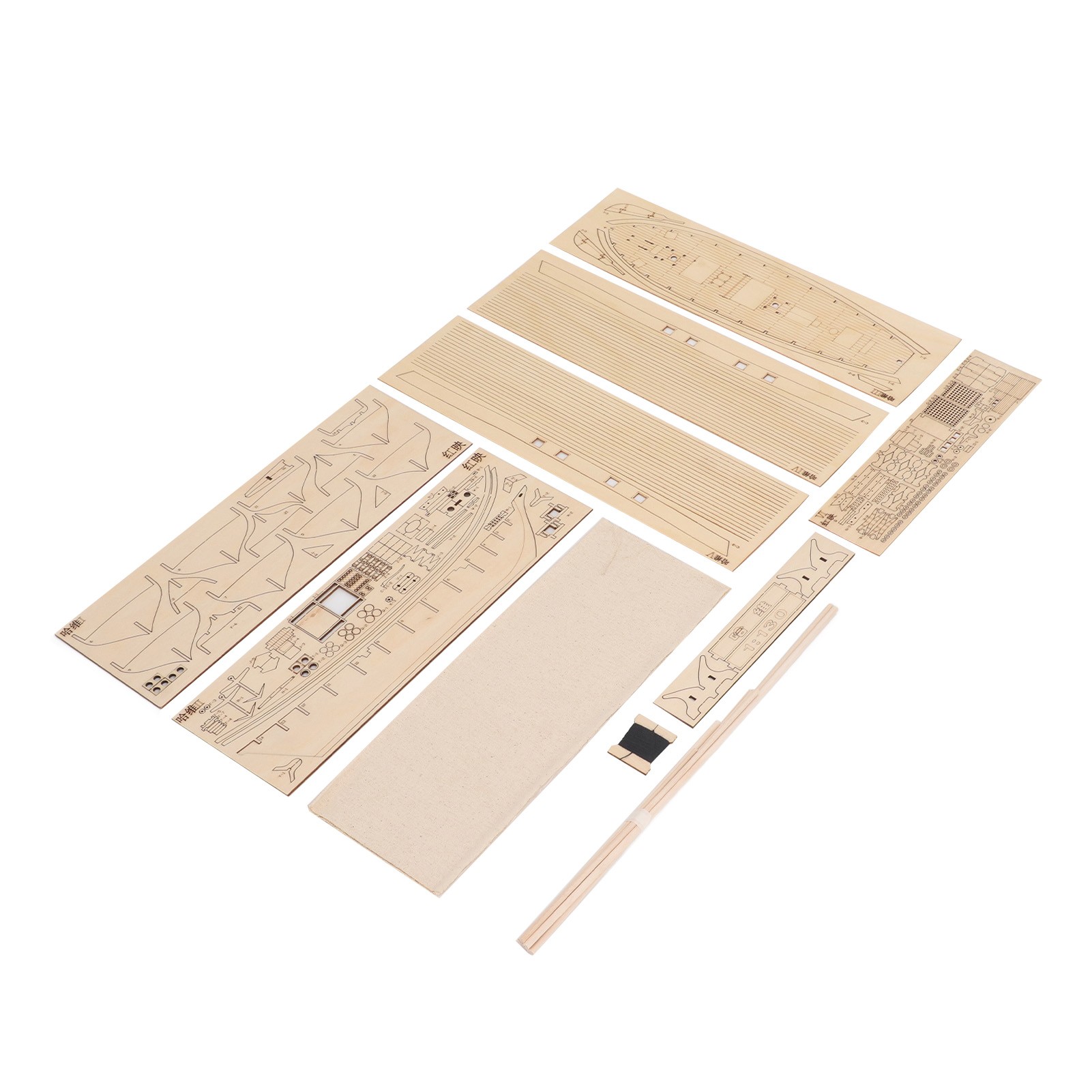 1:130 Wooden Sailboat Kit Inte - огляд і ціна Model Kit Wood
